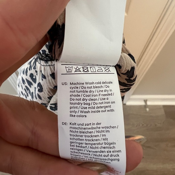 CUPSHE leopard print backless ruffled maxi dress sz XL - Picture 7 of 7